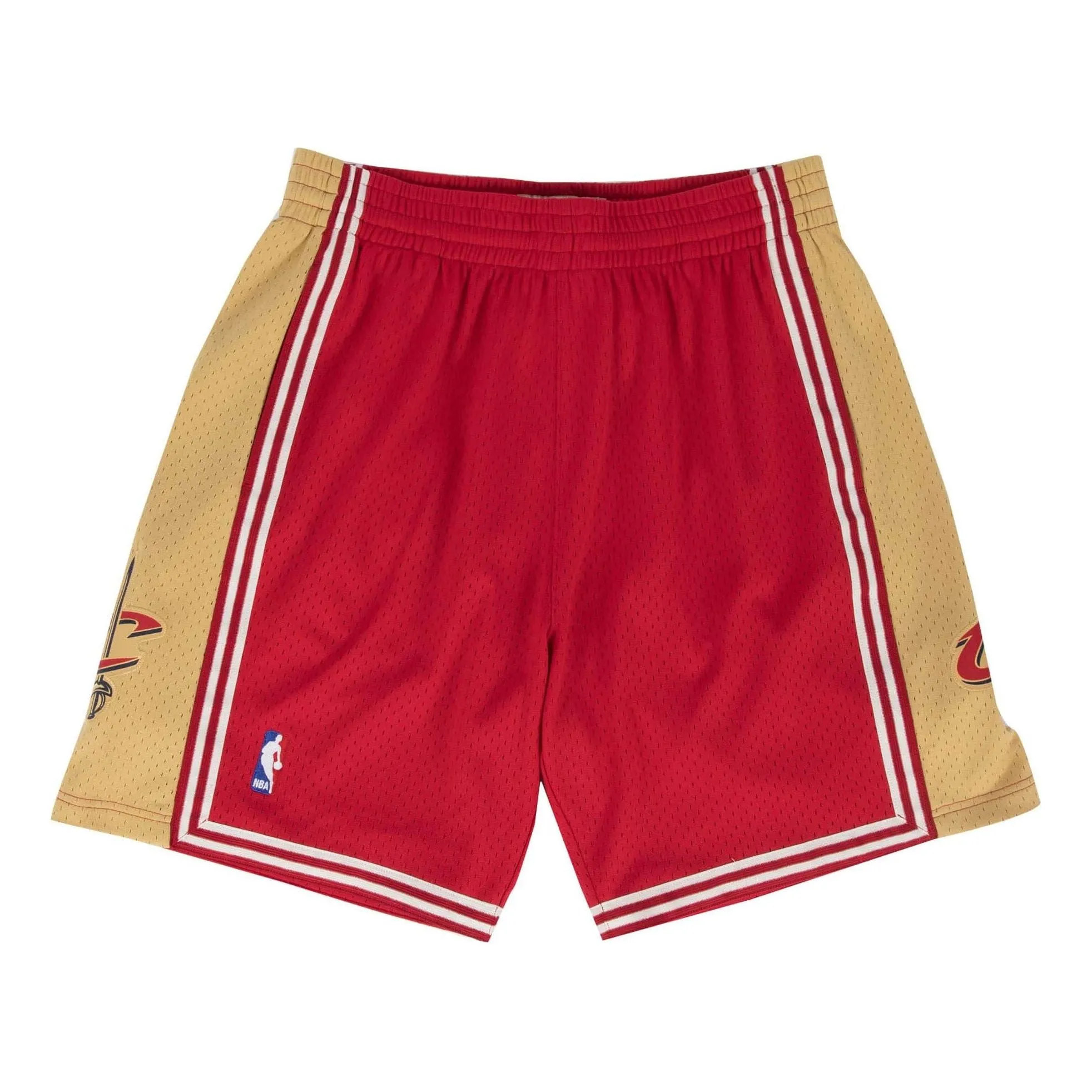 Mitchell & Ness x NBA Cleveland Cavaliers Road 2003-04 Swingman Shorts 'Red Gold' SMSHGS18226-CCADKRD03 sold by KicksCrew