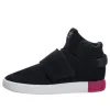 (WMNS) adidas Tubular Invader Strap 'Black White Red' B39365 sold by KicksCrew