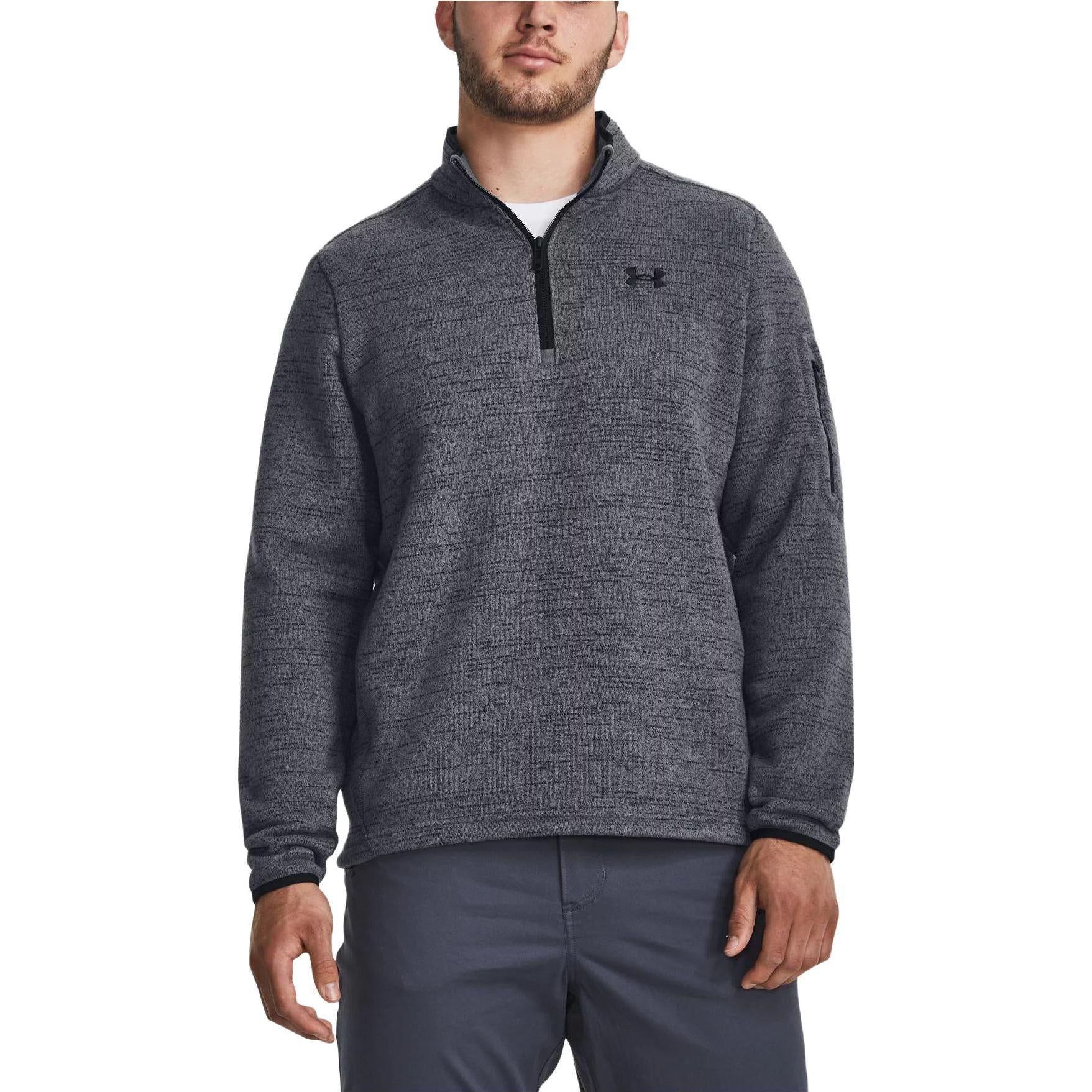 Under Armour Specialist 1/4 Zip Pullover 'Pitch Grey' 1380271-012 sold by KicksCrew product image thumbnail 4