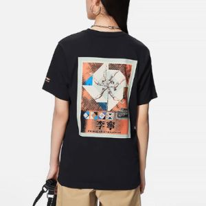 Li-Ning Graphic T-shirt 'Black' AHST733-2 sold by KicksCrew