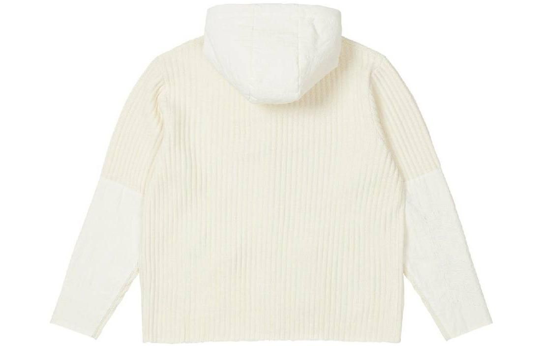 Palace FW22 Marine Zip Hood Knit Jacket 'White' P23KW041 sold by KicksCrew product image thumbnail 2