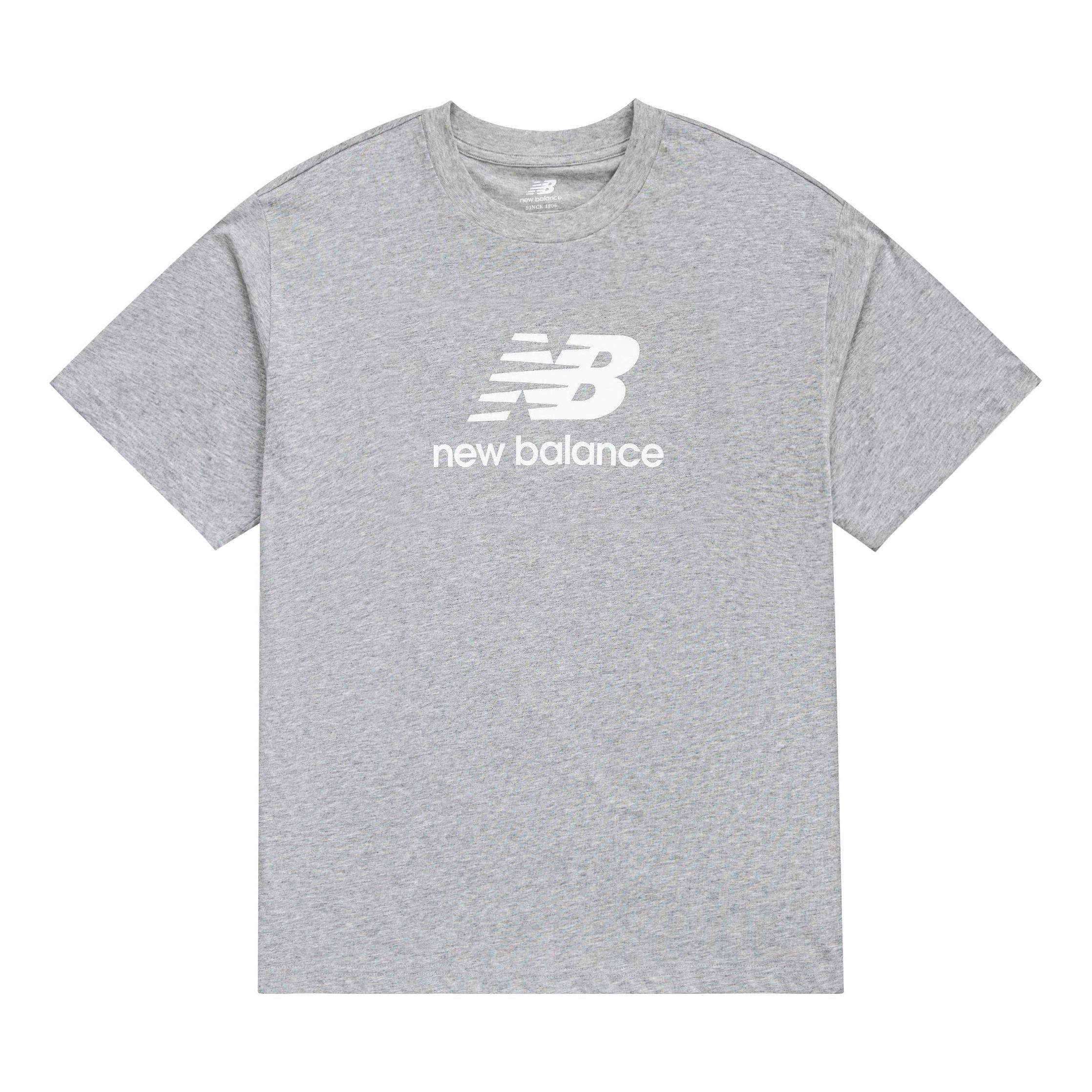 New Balance Essential Logo T-shirt 'Grey' AMT31541-AG sold by KicksCrew