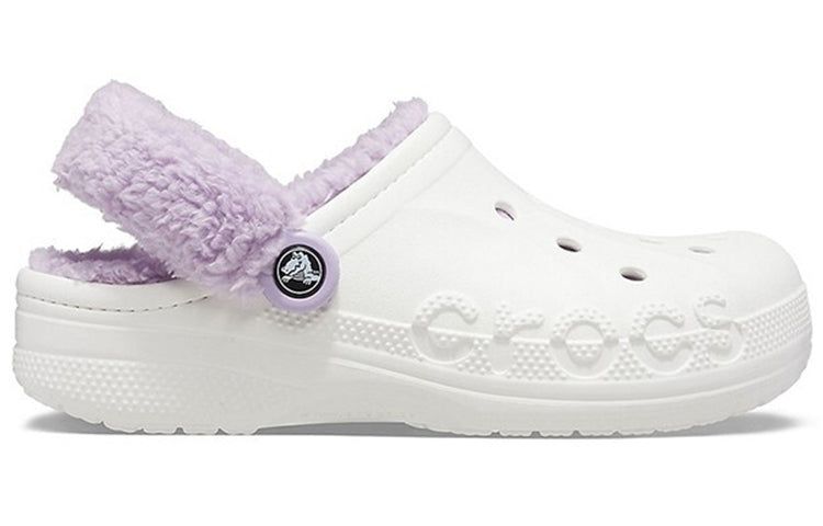 Crocs Classic Baya Lined Fuzz-Strap Clog 'White Lila' 206633-577 sold by KicksCrew product image thumbnail 2