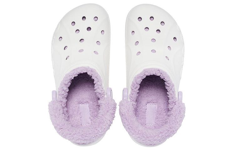 Crocs Classic Baya Lined Fuzz-Strap Clog 'White Lila' 206633-577 sold by KicksCrew product image thumbnail 3