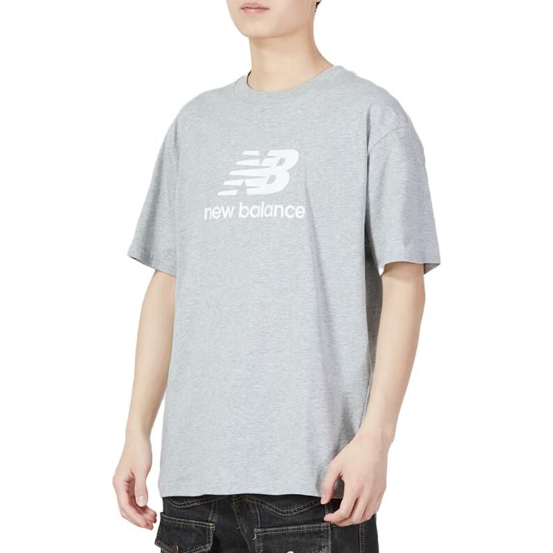 New Balance Essential Logo T-shirt 'Grey' AMT31541-AG sold by KicksCrew product image thumbnail 3