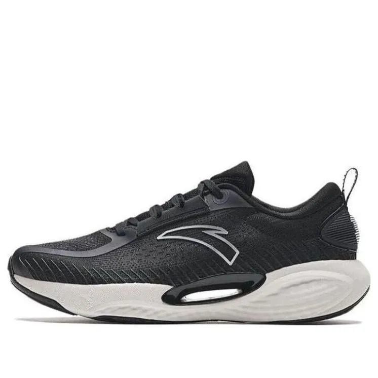ANTA Running Series Sneakers 'Black White Silver' 112335556-6 sold by KicksCrew