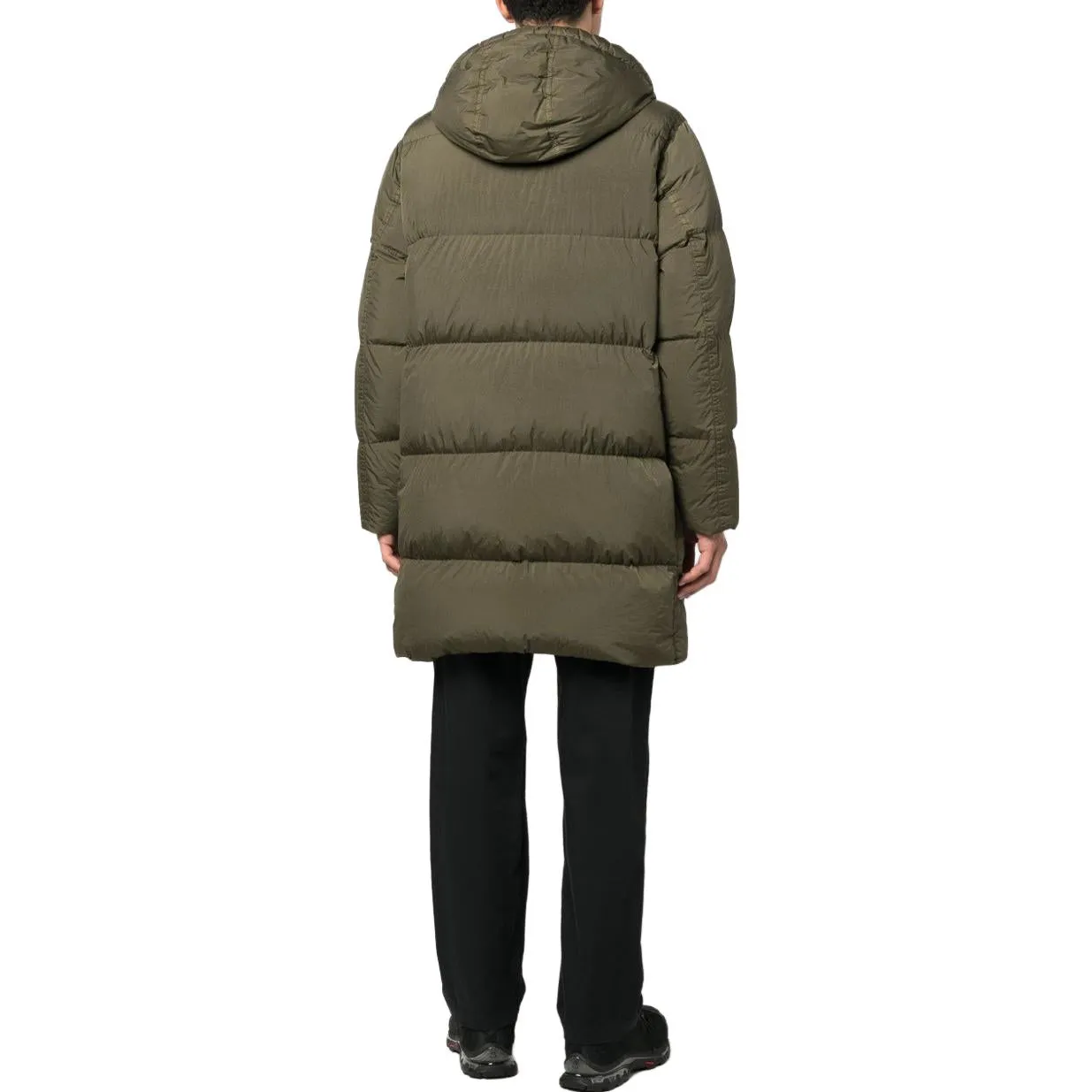 STONE ISLAND Wappen Patch Crinkle Labs Padding 'Olive Green' 791570323-V0058 sold by KicksCrew product image thumbnail 3