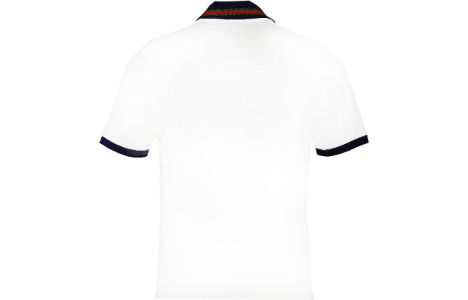 GUCCI Cotton piquet polo shirt 'White' 737667-XJFGK-9133 sold by KicksCrew