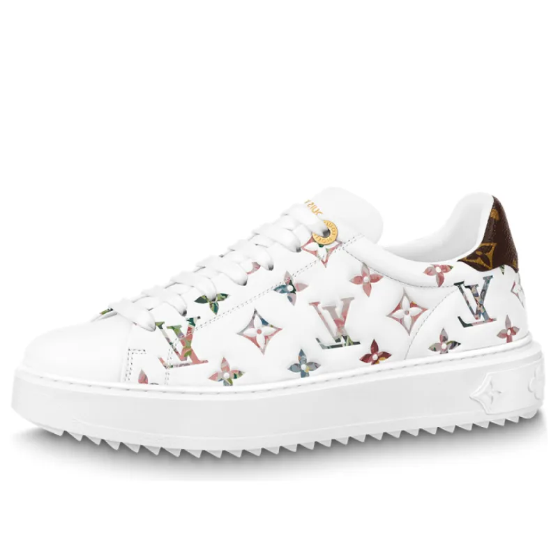 (WMNS) LOUIS VUITTON Time Out Sneakers 'Colorful Monogram' 1AAOSH sold by KicksCrew