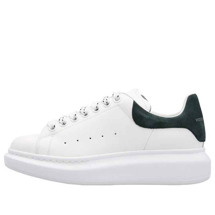 (WMNS) Alexander McQueen Oversized Low-Top Sneakers 'White Dark Green' 718139WIBN28936 sold by KicksCrew