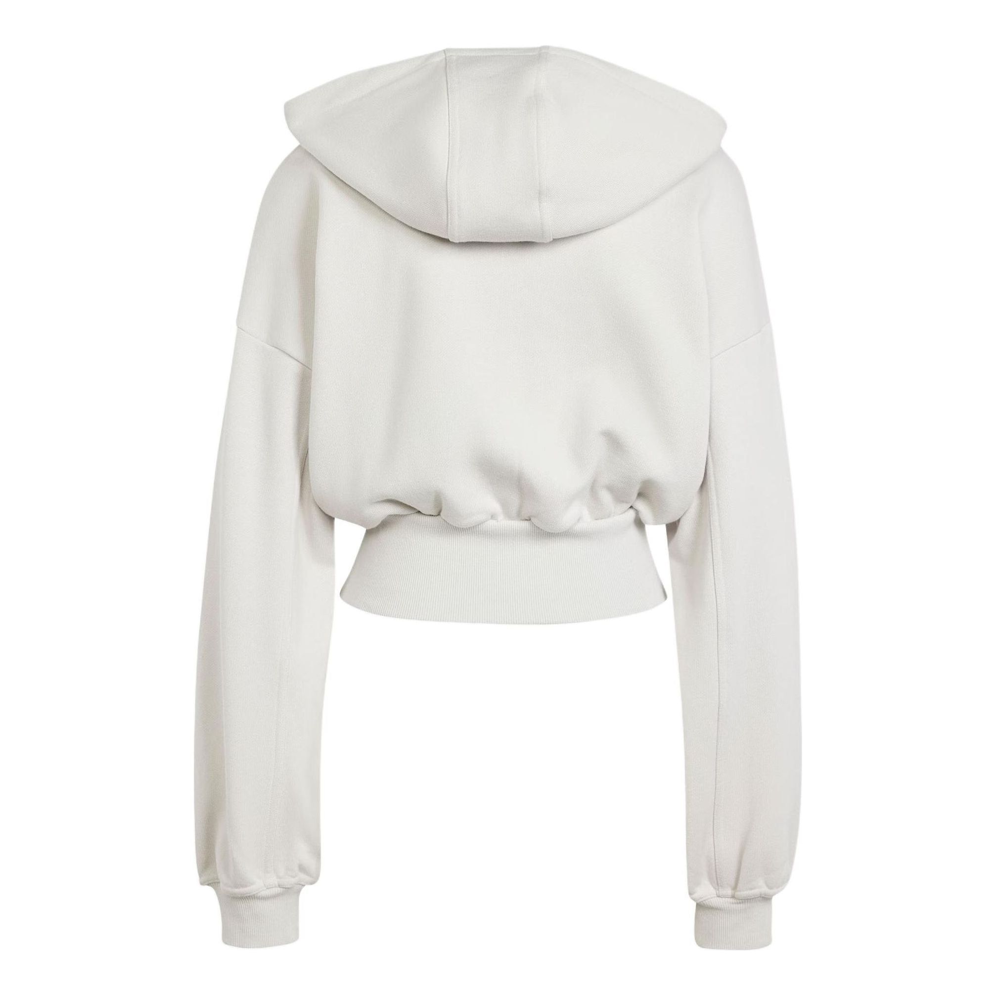 adidas By Stella Mccartney Cropped Zip Hoodie 'Chalk Pearl' IT8268 sold by KicksCrew product image thumbnail 4