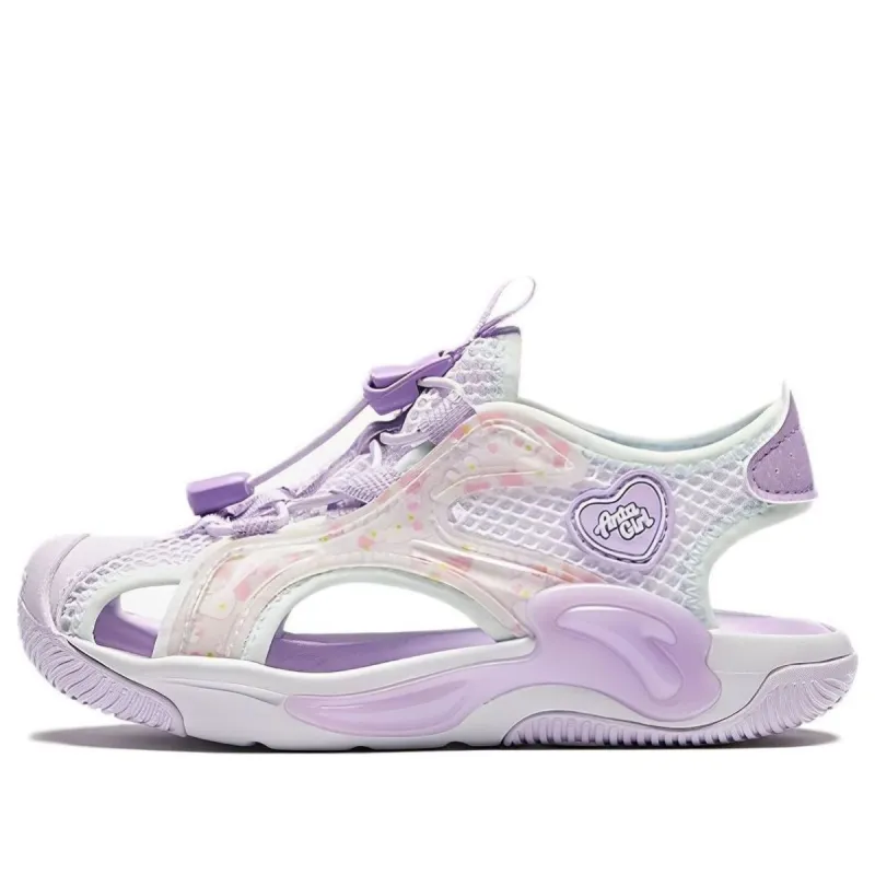 (PS) ANTA Sandals 'White Purple' A322429902-1 sold by KicksCrew