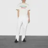 Gucci Cotton Jersey T-Shirt With Gucci Print 'Off White' 785345-XJGIM-9095 sold by KicksCrew