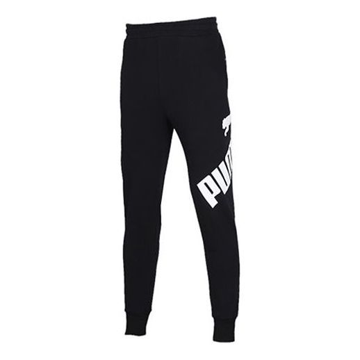 Puma Big Logo Track Pants 'Black' 582875-01 sold by KicksCrew