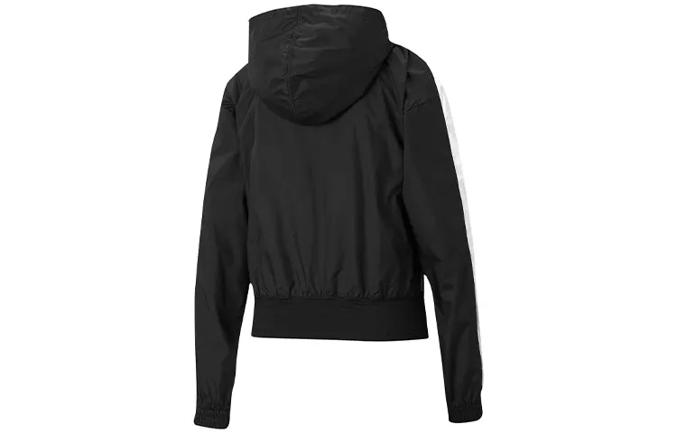(WMNS) PUMA Train Favorite Woven Jacket 'Black' 519533-01 sold by KicksCrew product image thumbnail 2