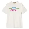 Gucci Cotton Jersey T-Shirt With Gucci Print 'Off White' 785345-XJGIM-9095 sold by KicksCrew