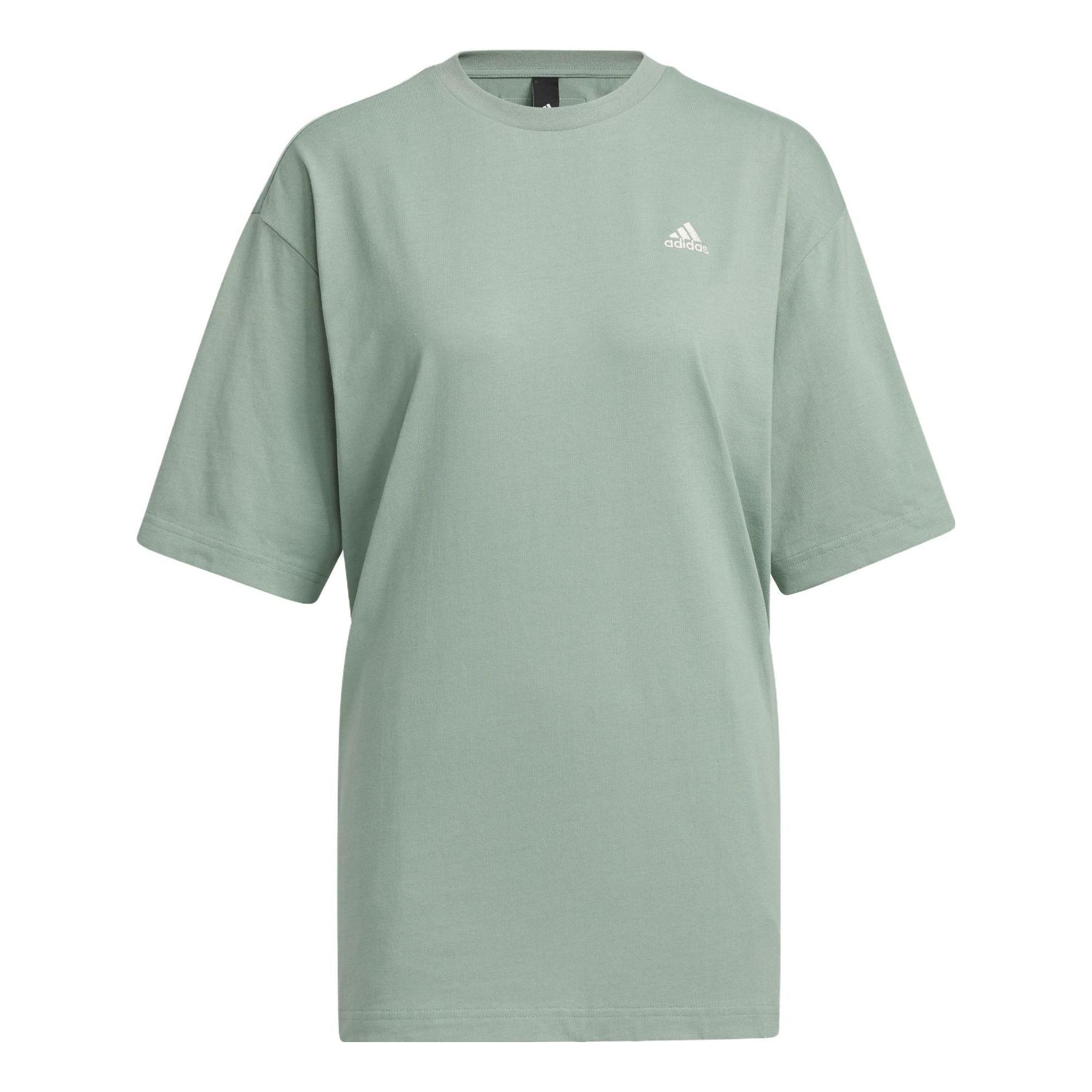 (WMNS) adidas Sportswear Three Stripes T-Shorts 'Green' IS7405 sold by KicksCrew