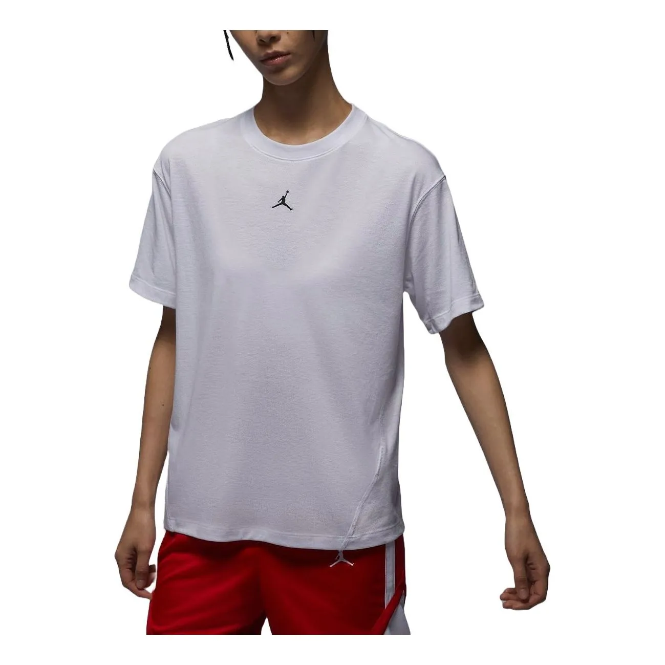 (WMNS) Air Jordan Sport Diamond T-Shirt Asia Sizing 'White' FN5117-100 sold by KicksCrew