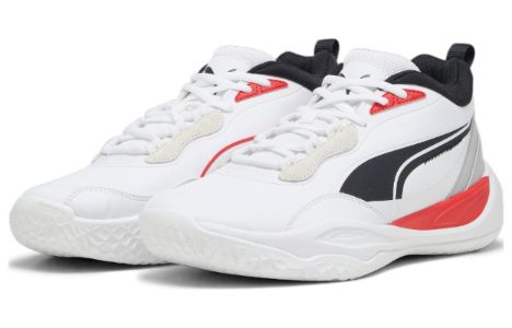 Puma Playmaker Pro Plus 'White Black Red' 379156-01 sold by KicksCrew
