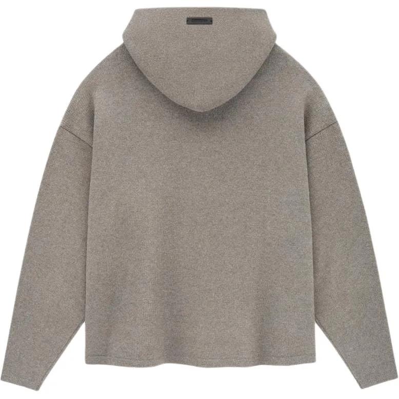 Fear of God Essentials SS24 Knit Hoodie 'Heather Grey' 192SU244411F sold by KicksCrew product image thumbnail 2