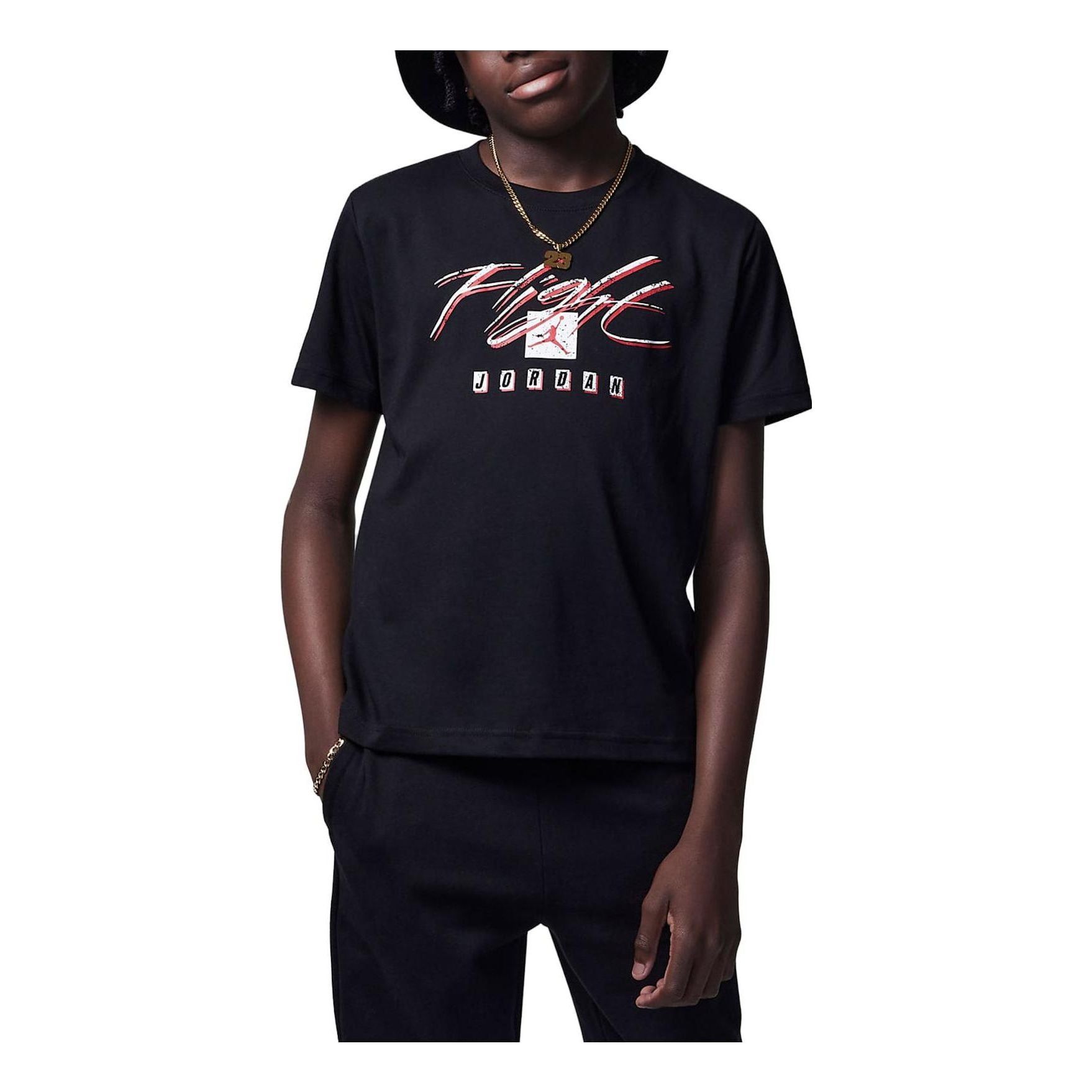 (GS) Air Jordan Flight Essentials MBR T-Shirt 'Black' FV2655-010 sold by KicksCrew