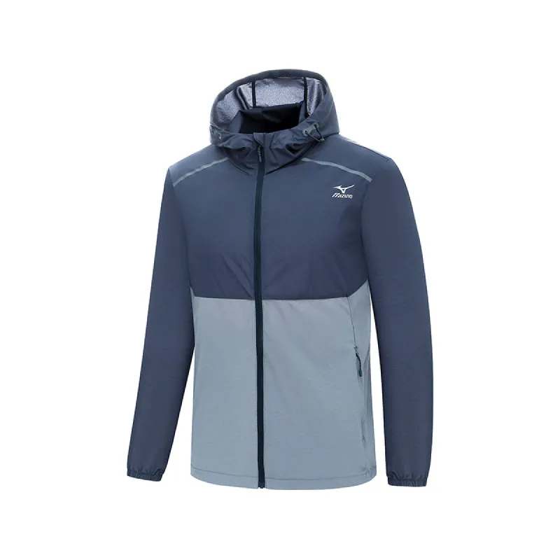 Mizuno Color-Block Jacket 'Navy Teal' A2CC2A02 sold by KicksCrew