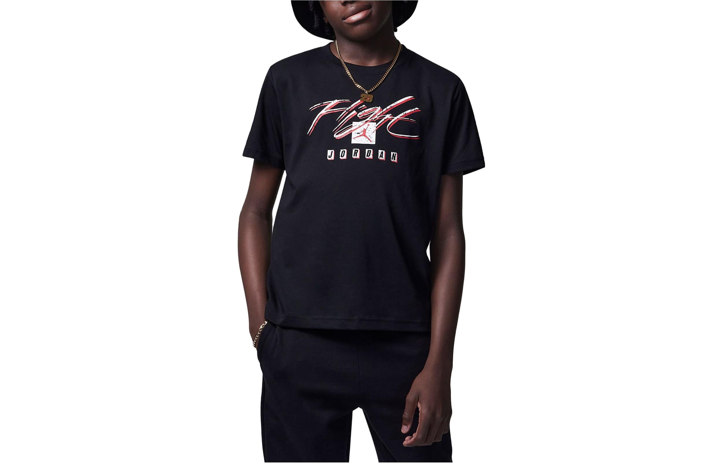 (GS) Air Jordan Flight Essentials MBR T-Shirt 'Black' FV2655-010 sold by KicksCrew product image thumbnail 2
