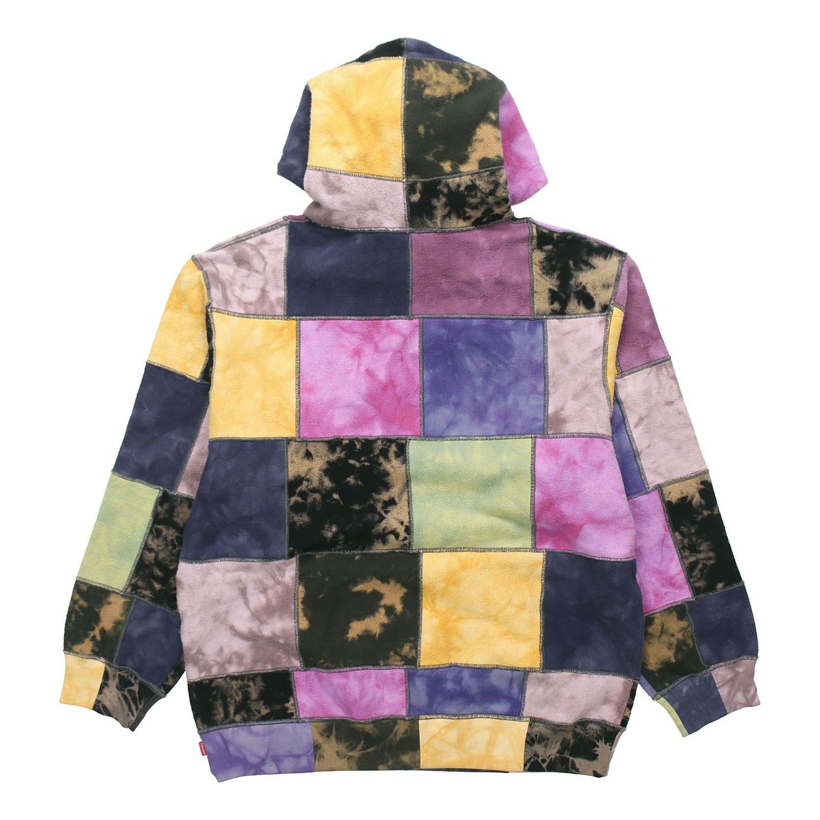 Supreme Patchwork Tie Dye Hooded Sweatshirt 'Multi-Color' SUP-SS19-10178 sold by KicksCrew product image thumbnail 2