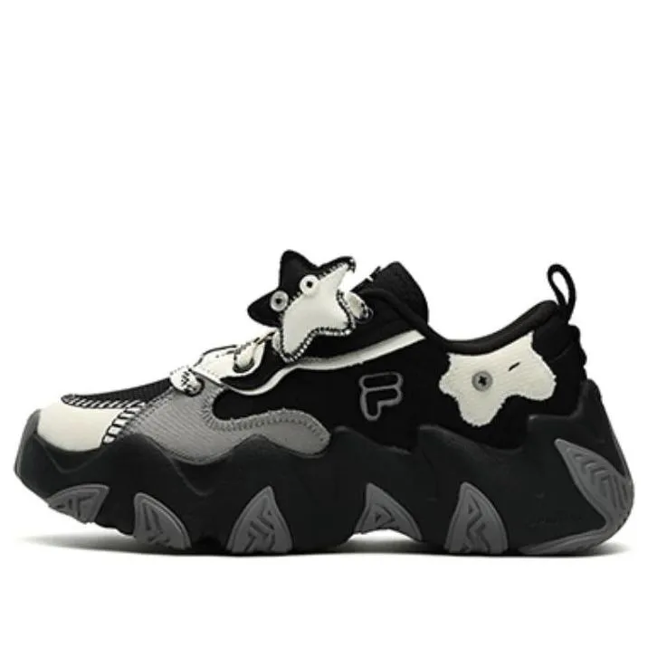 (WMNS) FILA FUSION STARFISH-CVS Sneakers 'Black White' T12W341304ABG sold by KicksCrew