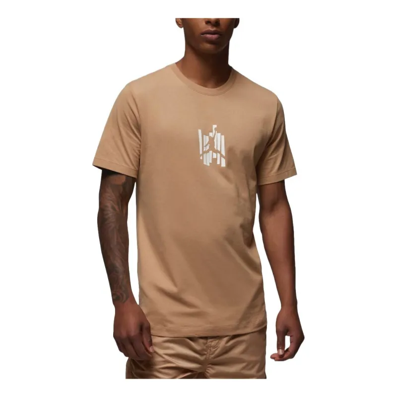 Air Jordan Brand Graphic T-Shirt Asia Sizing 'Khaki' FD7026-200 sold by KicksCrew