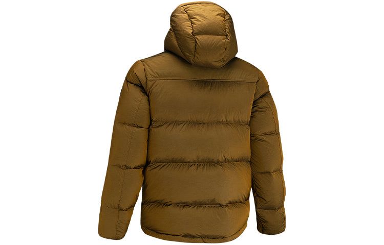 Under Armour Sportstyle Metallic Fleece Down Jacket 'Tan' 1360622-707 sold by KicksCrew product image thumbnail 2