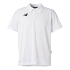 New Balance Black Out Collection Polo Shirt 'White' AMT35205-WT sold by KicksCrew