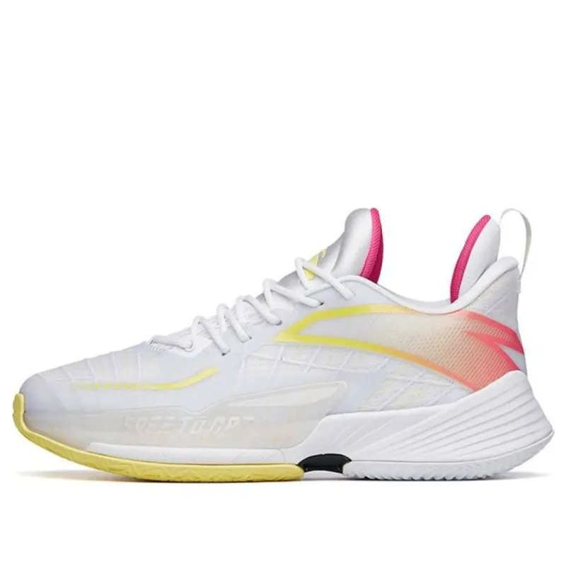 (WMNS) ANTA Light Crazy 3 'White Yellow Pink' 122221608-1 sold by KicksCrew