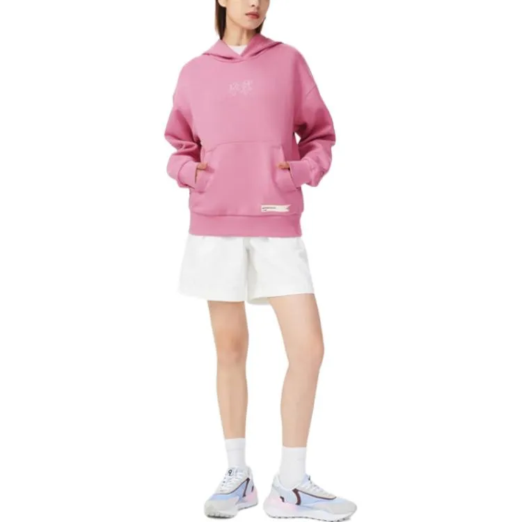 (WMNS) Li-Ning Logo Hoodie 'Pink' AWDS046-7 sold by KicksCrew product image thumbnail 3