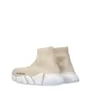 (WMNS) Balenciaga Speed 2.0 Trainers 'Rib-Knit Light Beige' 654045W2DI29195 sold by KicksCrew