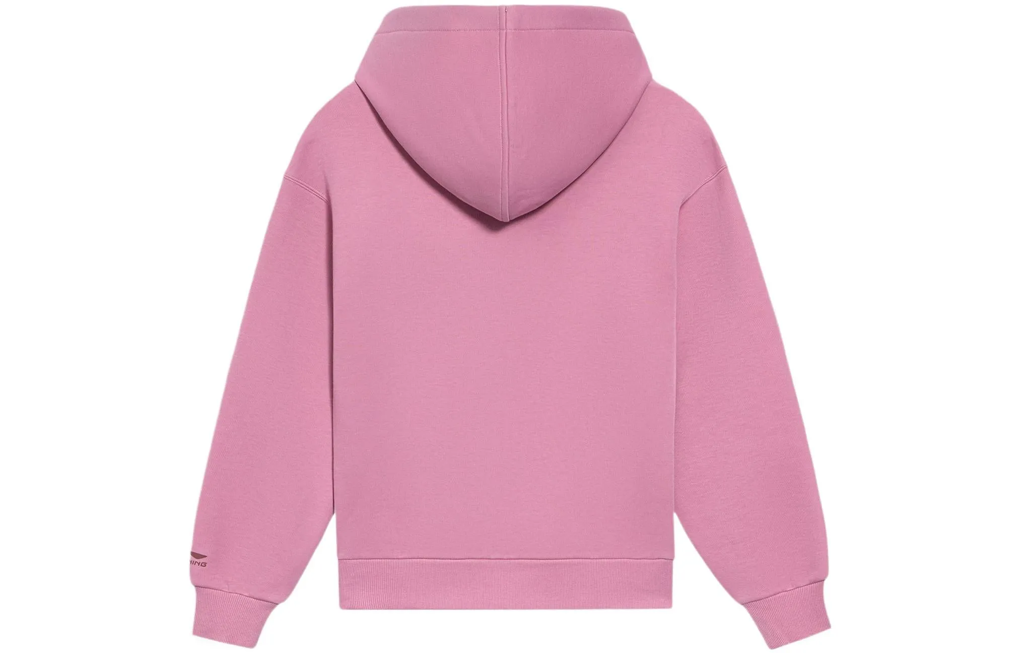 (WMNS) Li-Ning Logo Hoodie 'Pink' AWDS046-7 sold by KicksCrew product image thumbnail 2