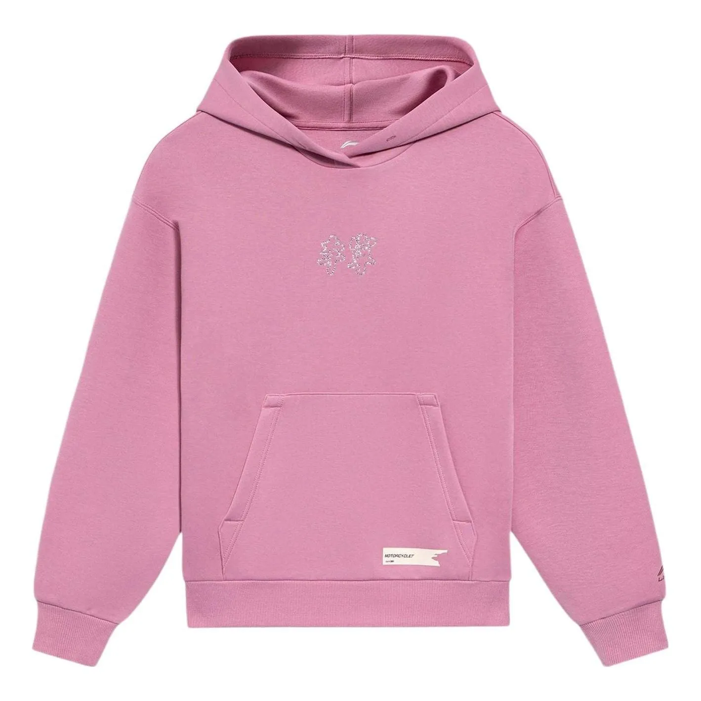 (WMNS) Li-Ning Logo Hoodie 'Pink' AWDS046-7 sold by KicksCrew