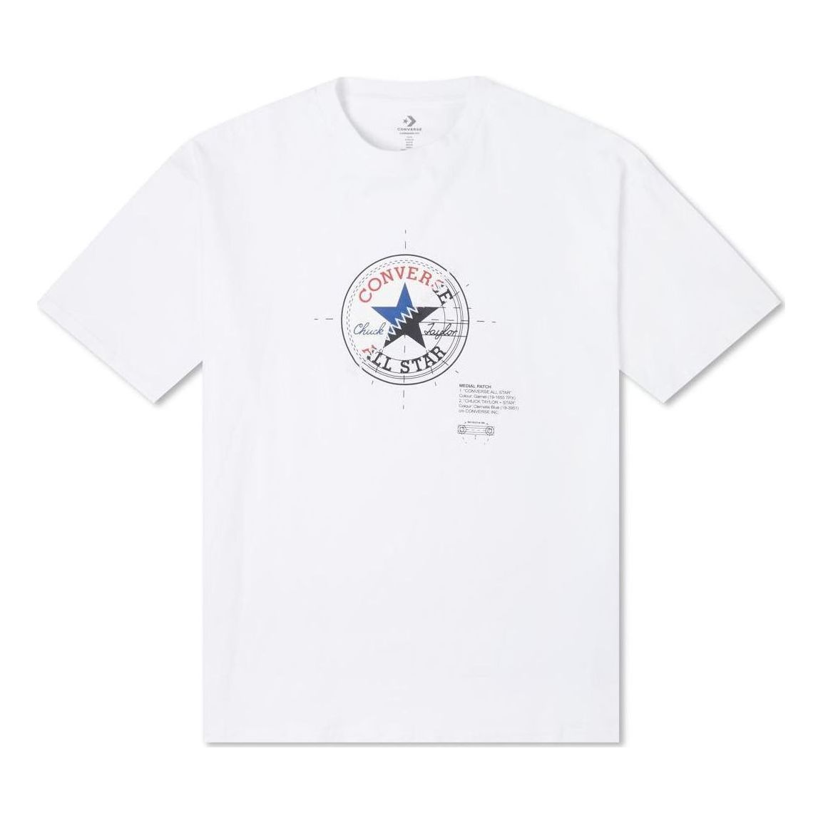 Converse Chuck Anatomy Oversized Tee 'White' 10024359-A01 sold by KicksCrew