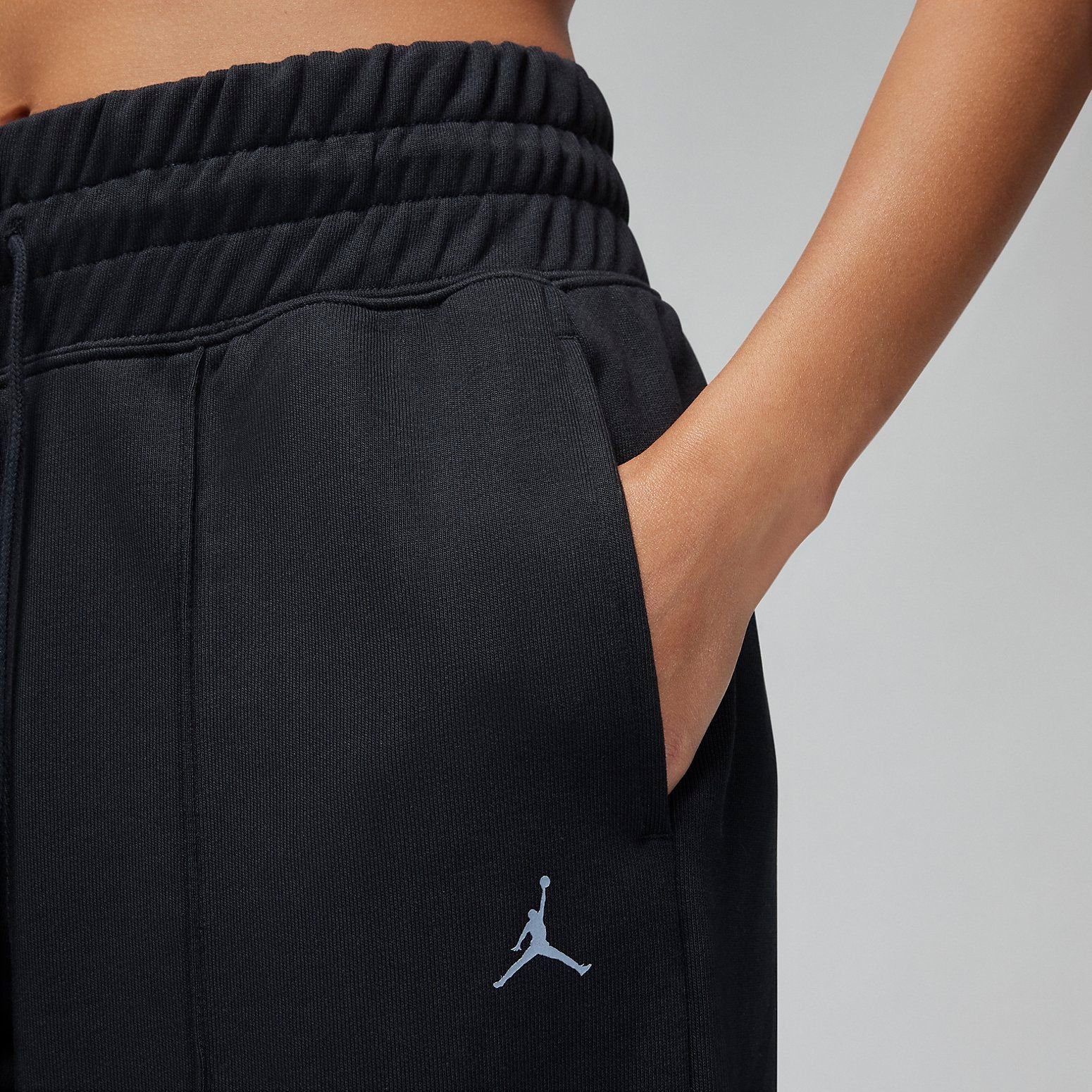 (WMNS) Air Jordan Sport Fleece Pants 'Black' FD7376-010 sold by KicksCrew product image thumbnail 2