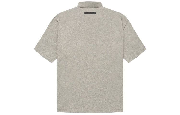 Fear of God Essentials FW21 Polo Shirt 'Dark Heather Oatmeal' FOG-FW21-595 sold by KicksCrew product image thumbnail 2