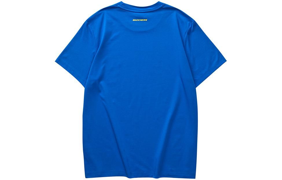 Skechers Letter Printed Tee 'Blue Yellow' L223M027-000M sold by KicksCrew product image thumbnail 2