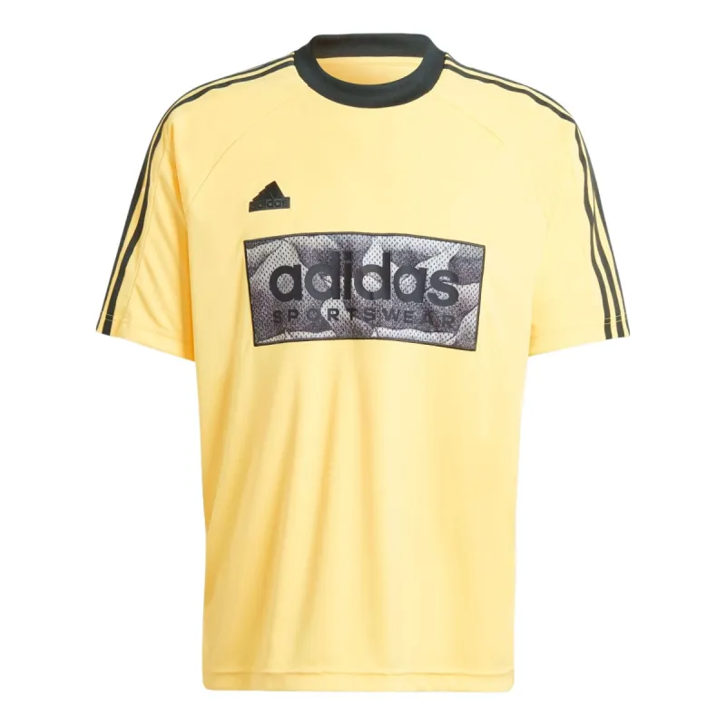 adidas Tiro Mesh Applique Football Jersey 'Yellow' IS1536 sold by KicksCrew
