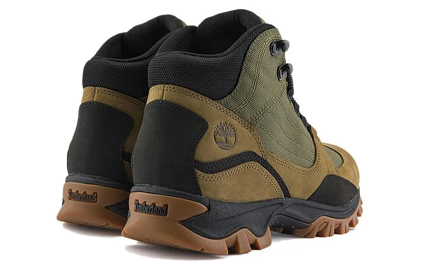 Timberland Mt. Maddsen Mid Lace Up Hiking Boots 'Olive Nubuck' A6BNN sold by KicksCrew product image thumbnail 4