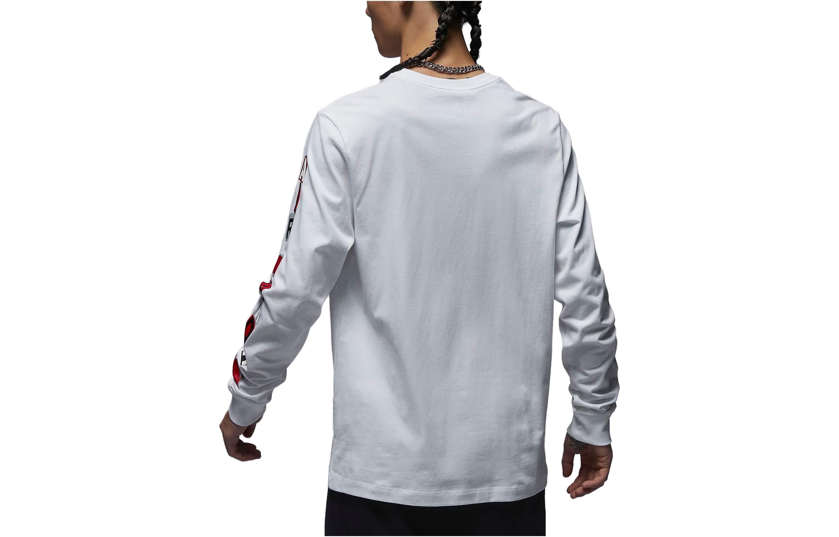 Air Jordan Brand Graphic Long-Sleeve T-Shirt 'White' FD7018-100 sold by KicksCrew product image thumbnail 3