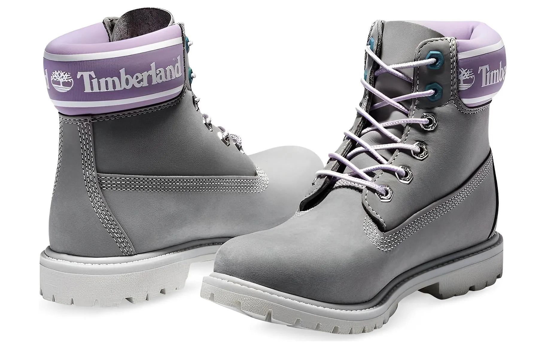 (WMNS) Timberland 6 Inch Premium Waterproof Boots 'Medium Grey Nubuck' A41D6 sold by KicksCrew product image thumbnail 4