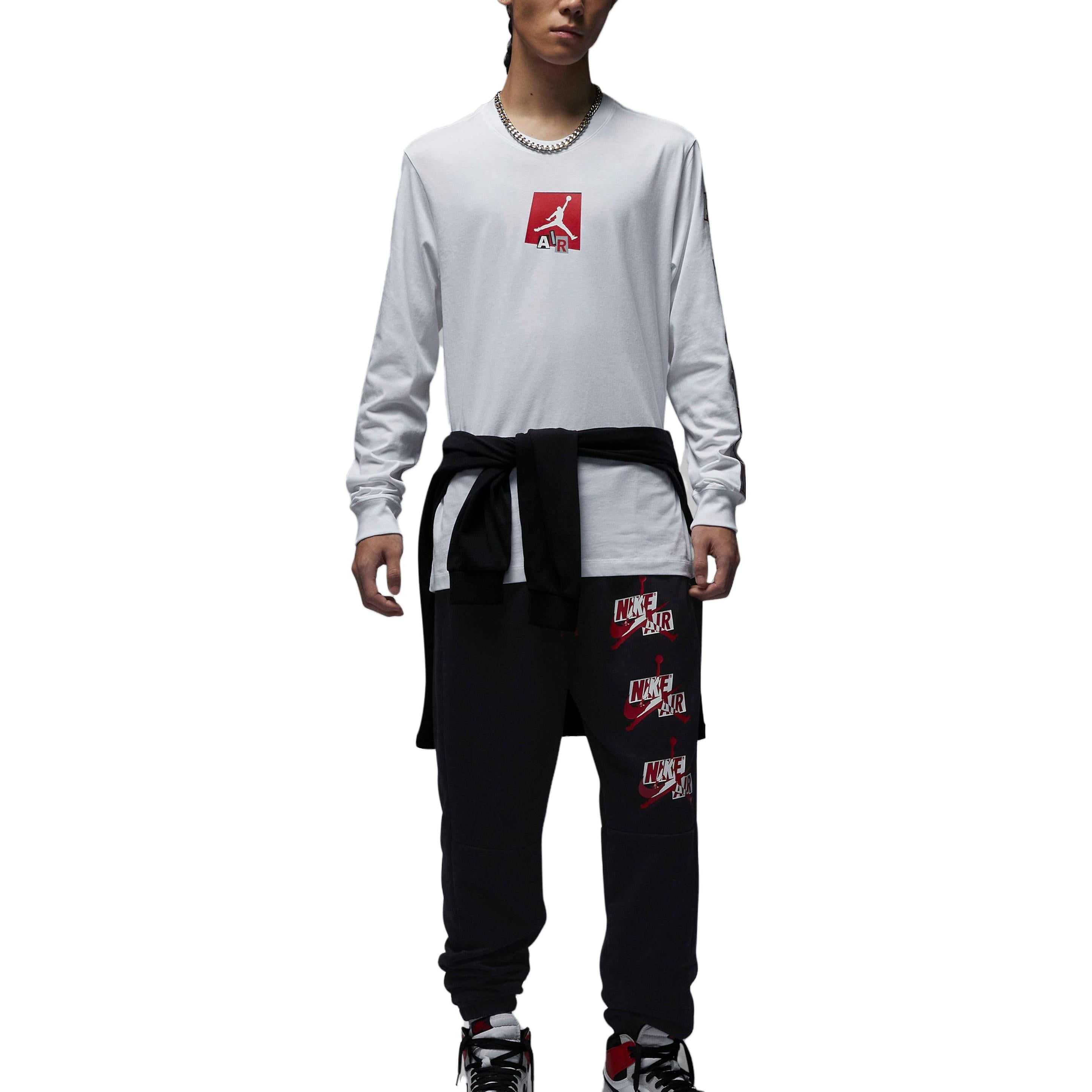 Air Jordan Brand Graphic Long-Sleeve T-Shirt 'White' FD7018-100 sold by KicksCrew product image thumbnail 4
