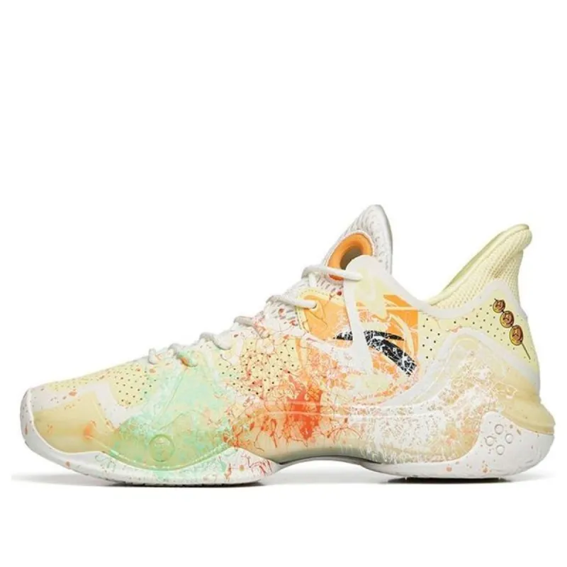 ANTA Shock Wave 4 'White Yellow Multi' 112231106-13 sold by KicksCrew