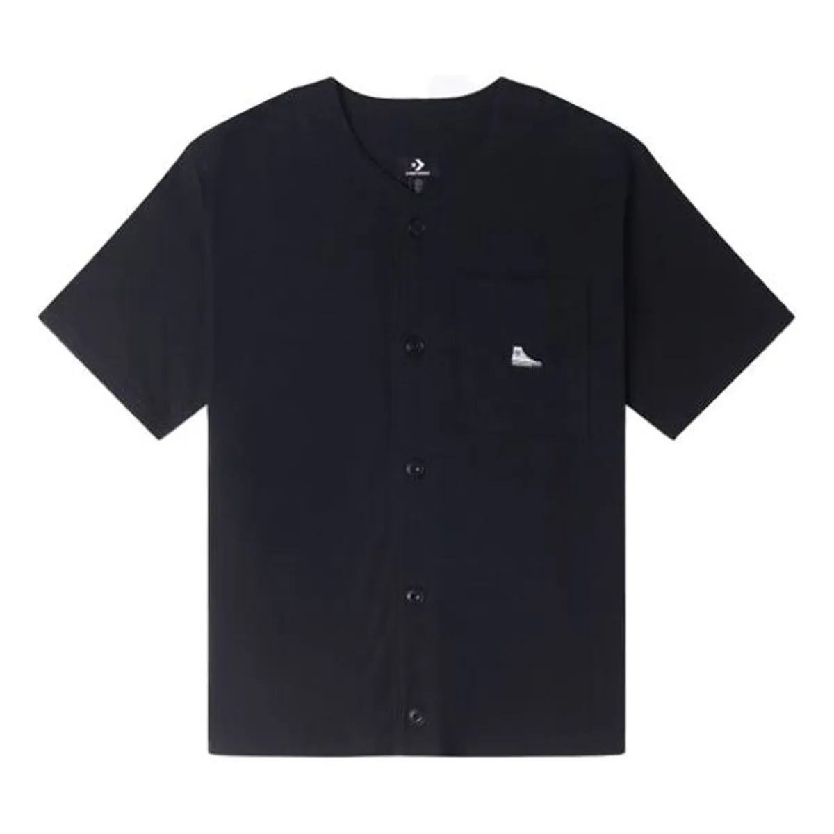 Converse Chuck Taylor Seasonal Shirt 'Black White' 10024736-A01 sold by KicksCrew