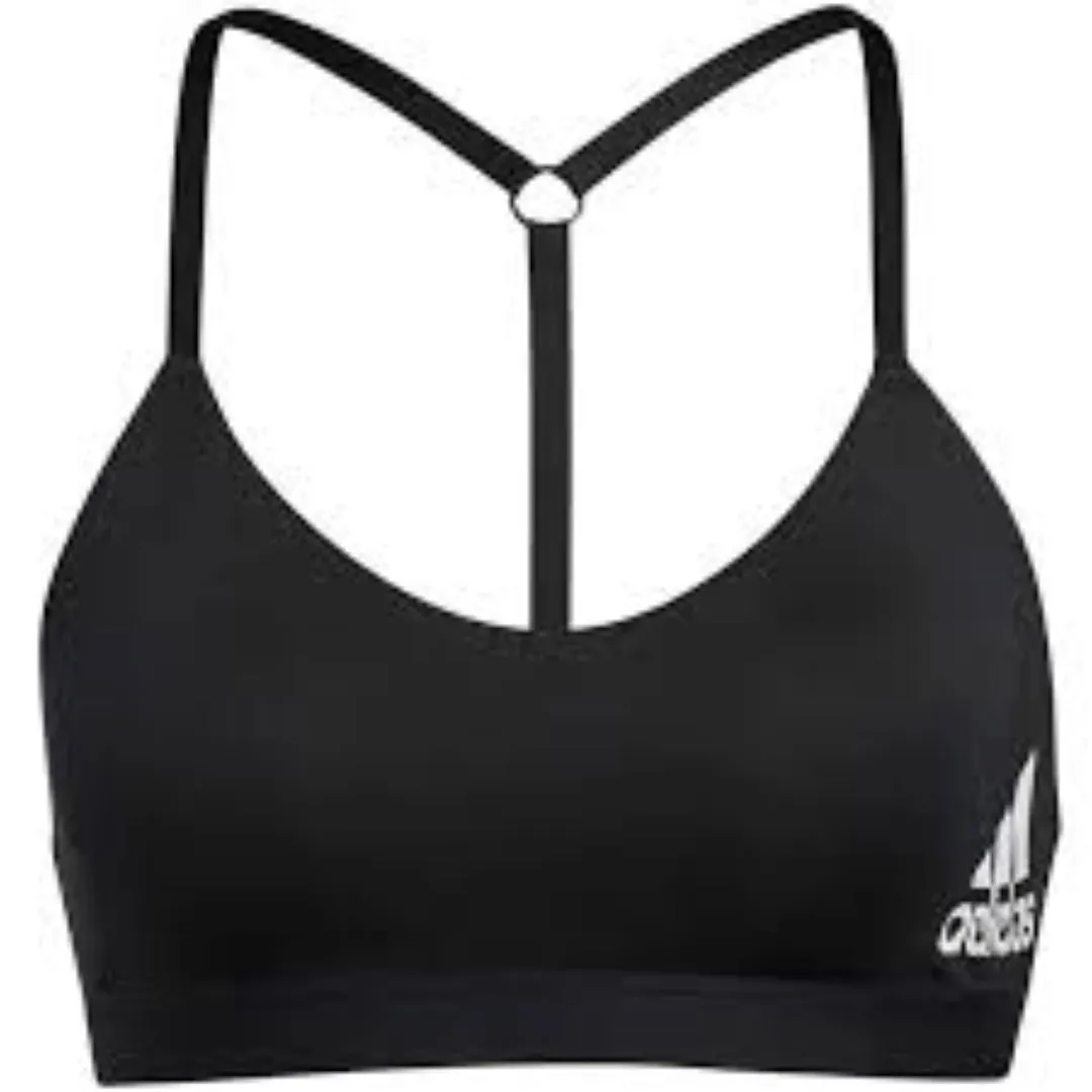 (WMNS) adidas All Me Light Support Training Bra Asia Sizing 'Black' GM2882 sold by KicksCrew