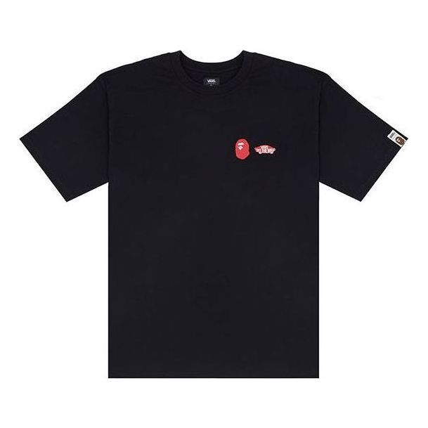 Vans x BAPE Sk8-Hi T-Shirt 'Black' VN0A7XQ8448 | Parallel